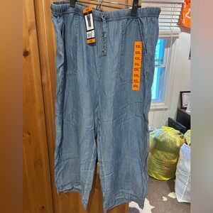 Blue cropped Pants - Size XXL